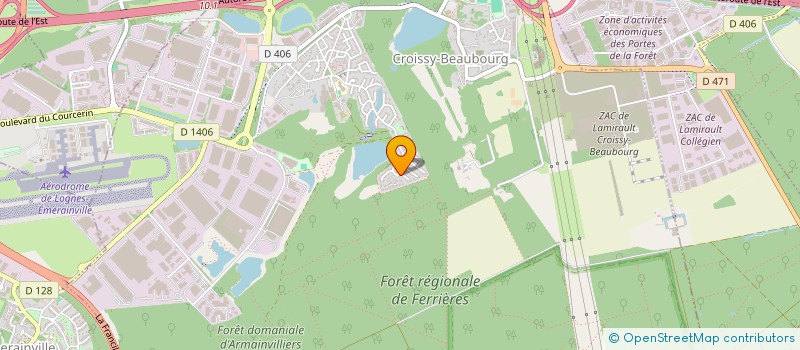 localisation de l'entreprise MONSIEUR JEAN PAUL MASCLET  CROISSY-BEAUBOURG