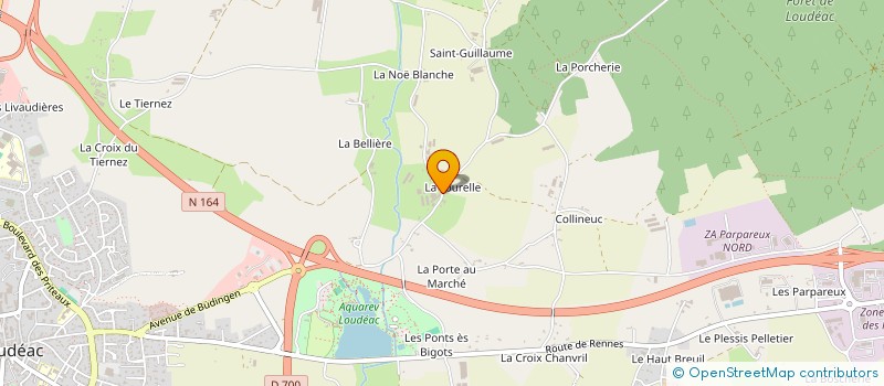 localisation de l'entreprise MONSIEUR JEAN PAUL MASSE à LOUDEAC