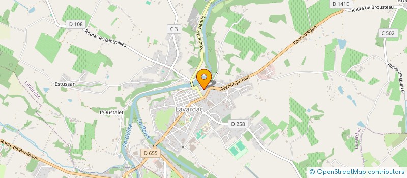 localisation de l'entreprise MONSIEUR JEAN PAUL MAUCOLIN  VIANNE