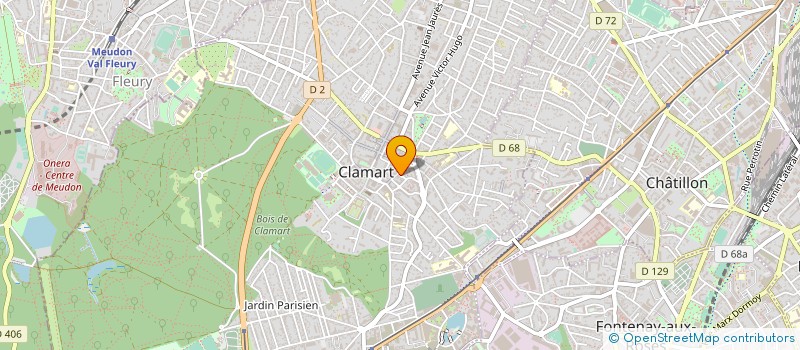 localisation de l'entreprise MONSIEUR JEAN-PAUL MAUDUIT  CLAMART