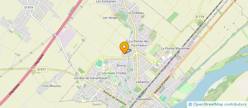 localisation de l'entreprise MONSIEUR JEAN-PAUL MAURY  BEAUGENCY