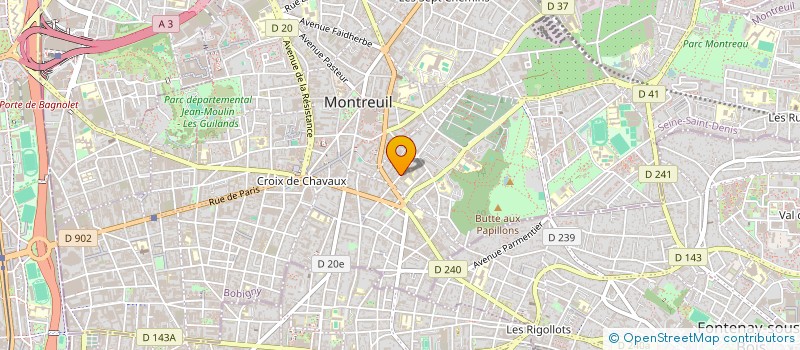 localisation de l'entreprise MONSIEUR JEAN-PAUL MAZZONE à MONTREUIL