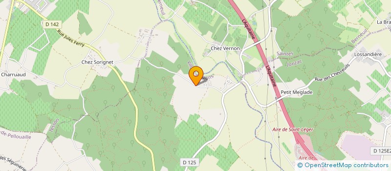 localisation de l'entreprise MONSIEUR JEAN PAUL MEGIS  VILLARS-EN-PONS