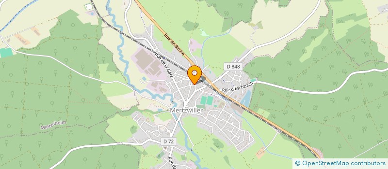 localisation de l'entreprise MONSIEUR JEAN-PAUL MELCHIOR  MERTZWILLER