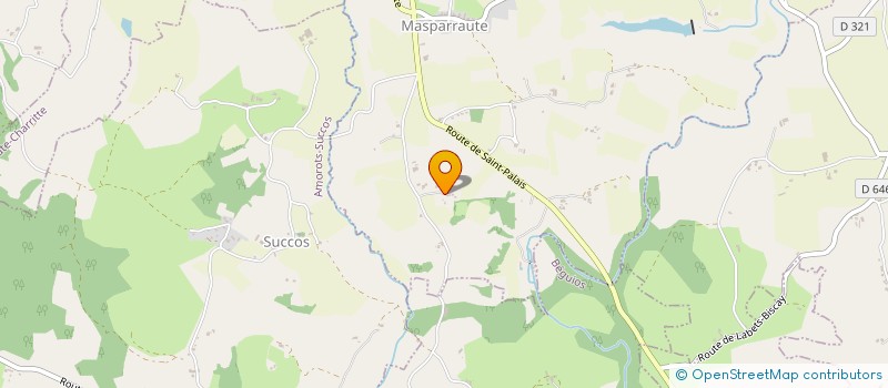 localisation de l'entreprise MONSIEUR JEAN-PAUL MENDIBURU  MASPARRAUTE