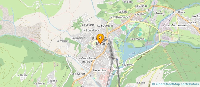 localisation de l'entreprise MONSIEUR JEAN-PAUL MENGEON à BOURG-SAINT-MAURICE
