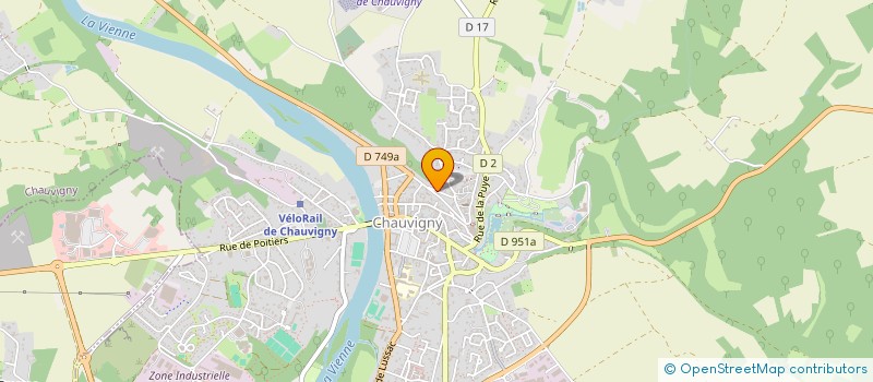 localisation de l'entreprise MONSIEUR JEAN PAUL MERIGOT à CHAUVIGNY