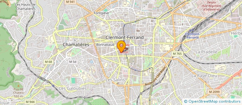 localisation de l'entreprise MONSIEUR JEAN-PAUL MEUNIER-COLIN à CLERMONT-FERRAND