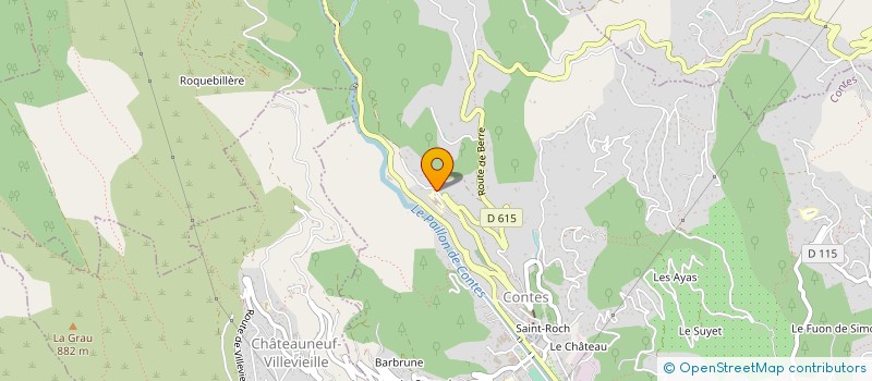 localisation de l'entreprise MONSIEUR JEAN-PAUL MICHELUCCI  CONTES