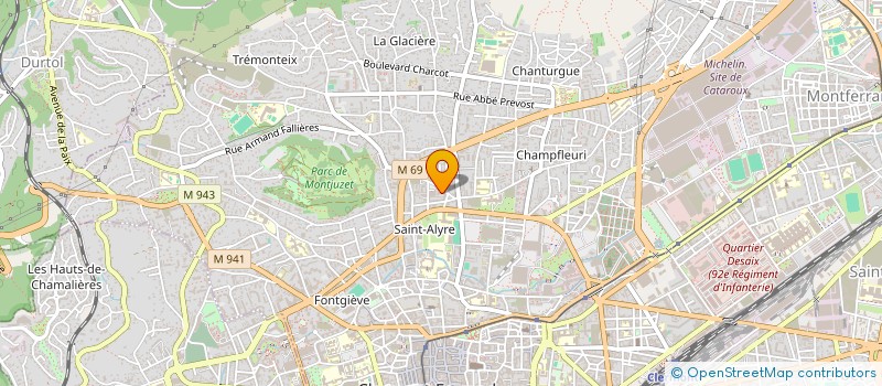 localisation de l'entreprise MONSIEUR JEAN PAUL MIGUEL à CLERMONT-FERRAND