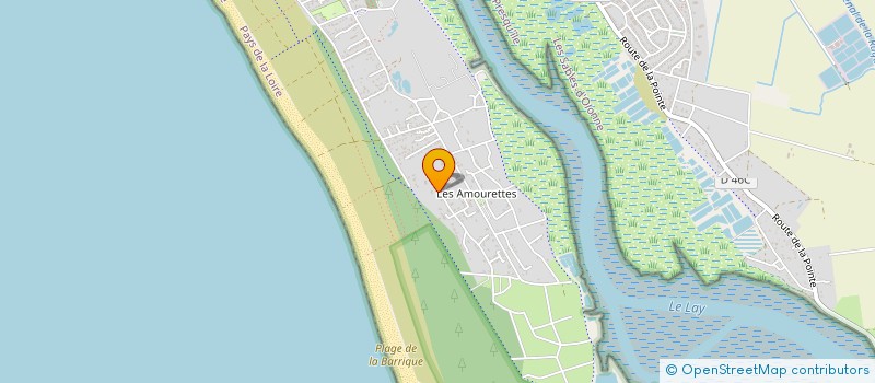 localisation de l'entreprise MONSIEUR JEAN-PAUL MOINARD  L'AIGUILLON-LA-PRESQU'ILE