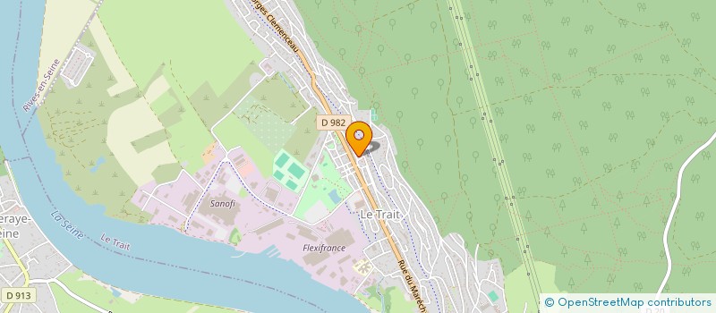 localisation de l'entreprise MONSIEUR JEAN-PAUL MONTAGNE  LE TRAIT