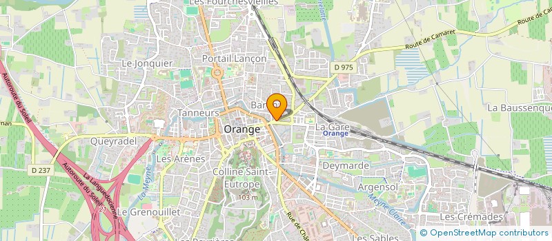 localisation de l'entreprise MONSIEUR JEAN-PAUL MONTAGNIER à ORANGE