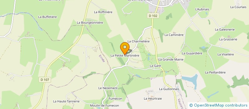 localisation de l'entreprise MONSIEUR JEAN-PAUL MONTEMBAULT à ERNEE