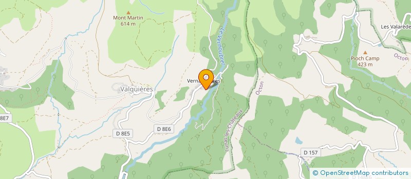 localisation de l'entreprise MONSIEUR JEAN PAUL MONTETY  DIO-ET-VALQUIERES