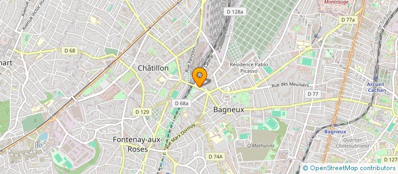 localisation de l'entreprise MONSIEUR JEAN-PAUL MORANGE à BAGNEUX