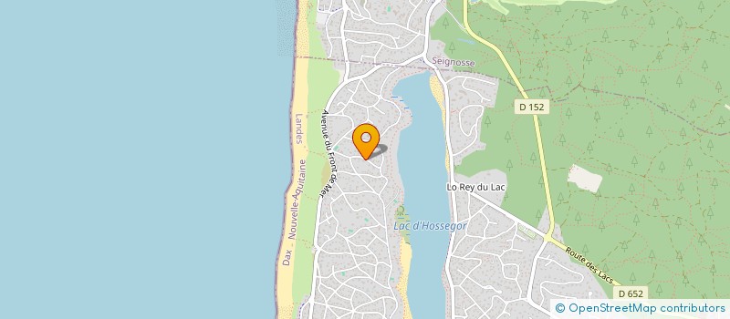 localisation de l'entreprise MONSIEUR JEAN PAUL MORAU  SOORTS-HOSSEGOR