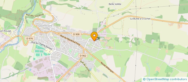 localisation de l'entreprise MONSIEUR JEAN-PAUL MOREAU à DOMFRONT-EN-POIRAIE