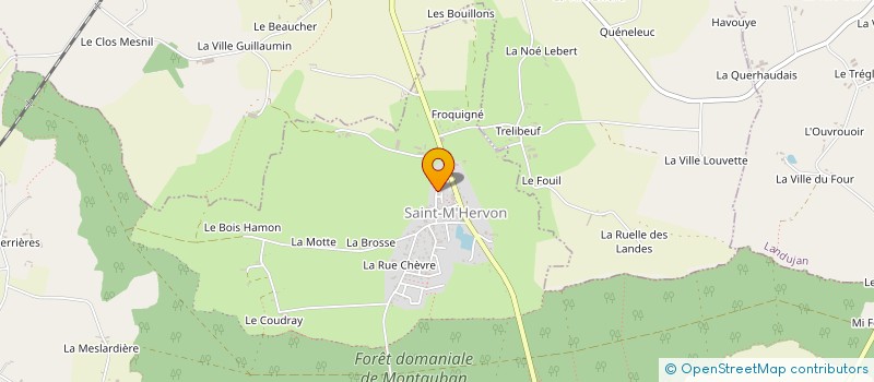 localisation de l'entreprise MONSIEUR JEAN-PAUL MORIZET à MONTAUBAN-DE-BRETAGNE