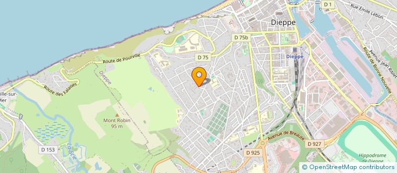 localisation de l'entreprise MONSIEUR JEAN-PAUL MORLOCK  DIEPPE