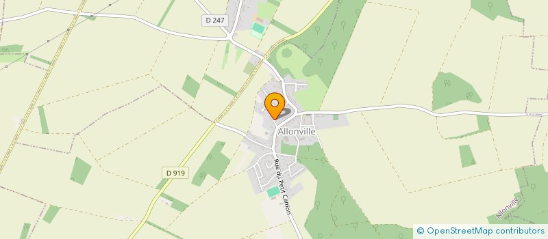 localisation de l'entreprise MONSIEUR JEAN PAUL MORTAGNE  ALLONVILLE