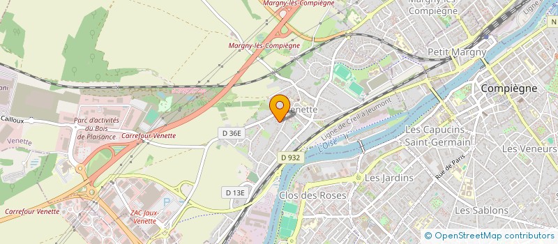 localisation de l'entreprise MONSIEUR JEAN-PAUL MOUAWAD  VENETTE