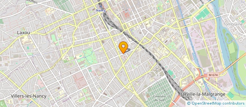 localisation de l'entreprise MONSIEUR JEAN-PAUL MULLER  NANCY