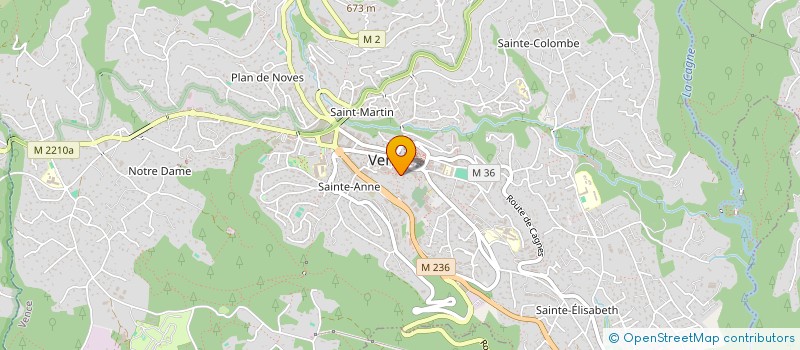 localisation de l'entreprise MONSIEUR JEAN PAUL NALBANDIAN  VENCE