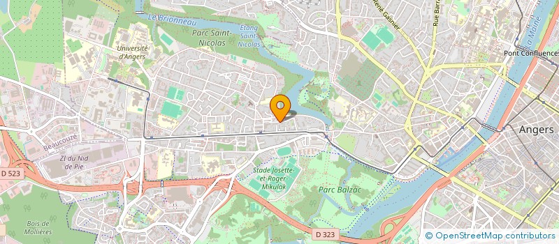 localisation de l'entreprise MONSIEUR JEAN-PAUL NGUYEN à ANGERS