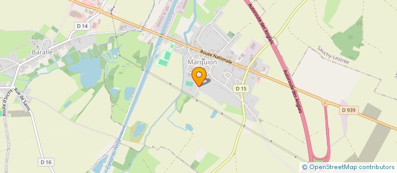 localisation de l'entreprise MONSIEUR JEAN-PAUL NOCLERCQ  MARQUION