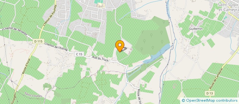 localisation de l'entreprise MONSIEUR JEAN-PAUL NORMANDIN  SAINT-LOUBES