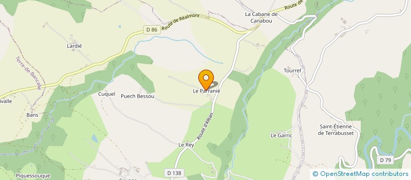 localisation de l'entreprise MONSIEUR JEAN-PAUL NOUVEL  TEILLET