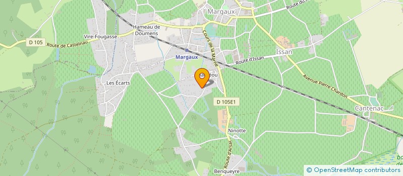 localisation de l'entreprise MONSIEUR JEAN-PAUL NUNES HOFFMANN  MARGAUX CANTENAC