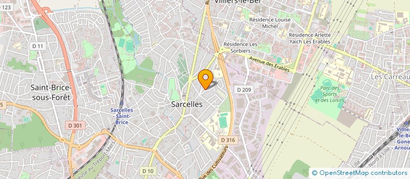 localisation de l'entreprise MONSIEUR JEAN-PAUL OKMEN à SARCELLES