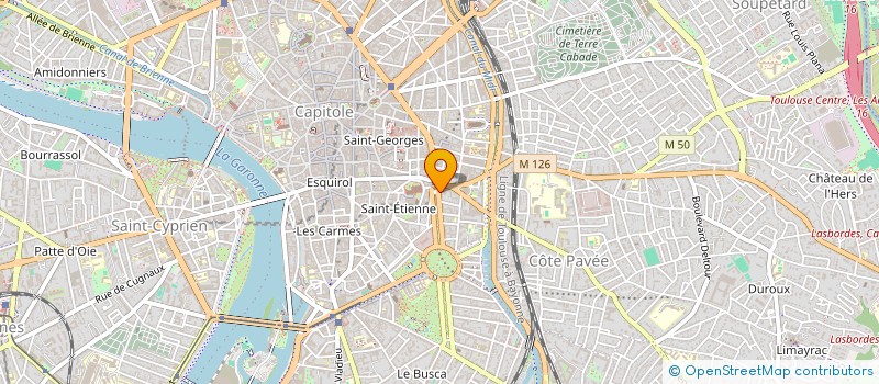 localisation de l'entreprise MONSIEUR JEAN-PAUL ORLIAC à TOULOUSE