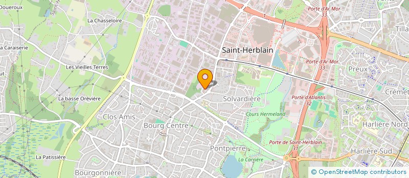 localisation de l'entreprise MONSIEUR JEAN PAUL ORTHION  SAINT-HERBLAIN