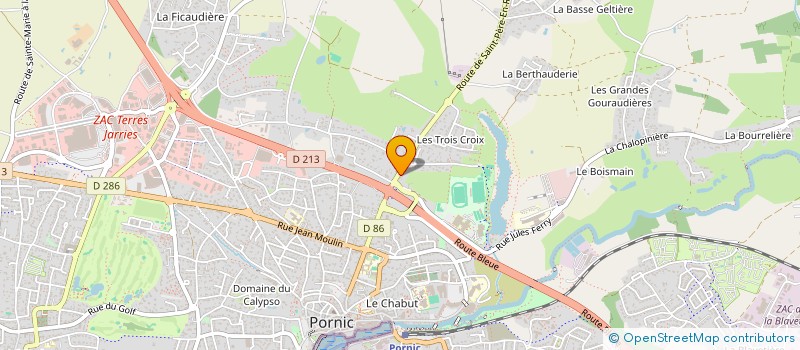 localisation de l'entreprise MONSIEUR JEAN-PAUL PACAUD  PORNIC