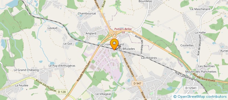 localisation de l'entreprise MONSIEUR JEAN-PAUL PAROT à COUZEIX
