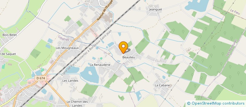 localisation de l'entreprise MONSIEUR JEAN PAUL PARROT  LES PEINTURES