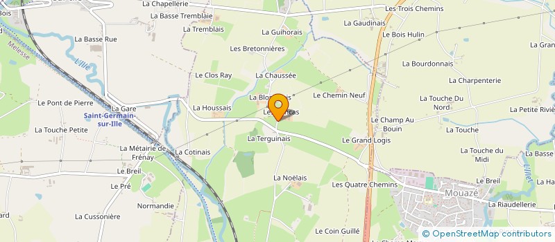 localisation de l'entreprise MONSIEUR JEAN PAUL PAUTONNIER  CHEVAIGNE