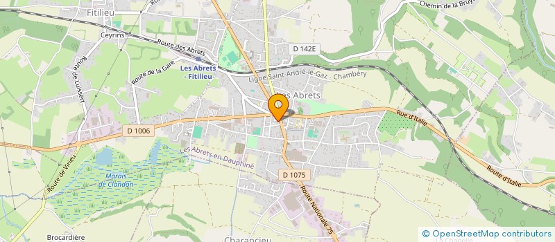 localisation de l'entreprise MONSIEUR JEAN-PAUL PAVAGEAU  LES ABRETS-EN-DAUPHINE