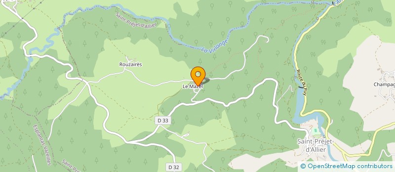 localisation de l'entreprise MONSIEUR JEAN-PAUL PAYS  SAINT PRIVAT D'ALLIER