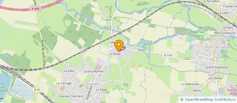 localisation de l'entreprise MONSIEUR JEAN PAUL PELUS  GRIEGES