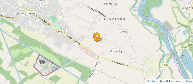 localisation de l'entreprise MONSIEUR JEAN-PAUL PERRET à LES AVENIERES VEYRINS-THUELLIN