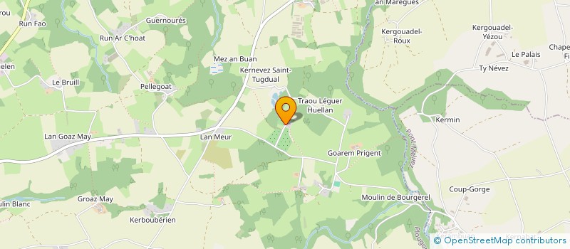 localisation de l'entreprise MONSIEUR JEAN-PAUL PERSON  PLOUGONVER