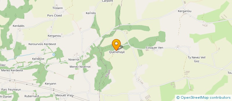 localisation de l'entreprise MONSIEUR JEAN-PAUL PETILLON  ELLIANT