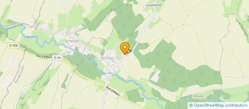 localisation de l'entreprise MONSIEUR JEAN-PAUL PEZELIER  ORVILLE
