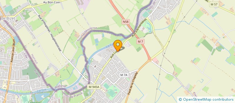 localisation de l'entreprise MONSIEUR JEAN-PAUL PHILIPPO  HOUPLINES