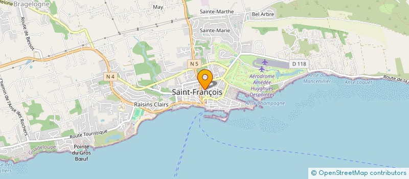 localisation de l'entreprise MONSIEUR JEAN-PAUL PIERROT à SAINT-FRANCOIS