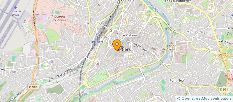 localisation de l'entreprise MONSIEUR JEAN-PAUL PINEAU  POITIERS